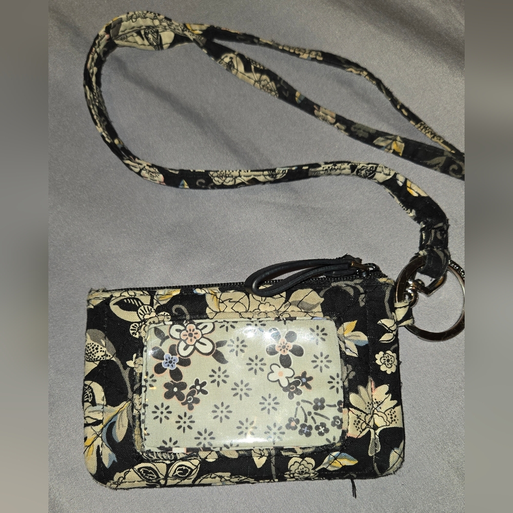Vera Bradley Floral ID Holder with Lanyard - Picture 2 of 7